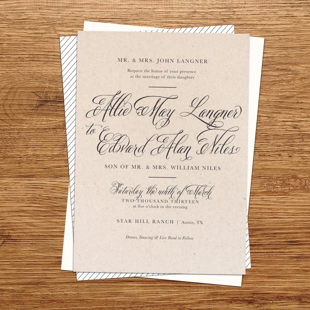 Wedding Invitation Design