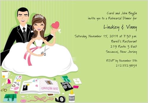 Wedding Rehearsal Invitation Wording Samples