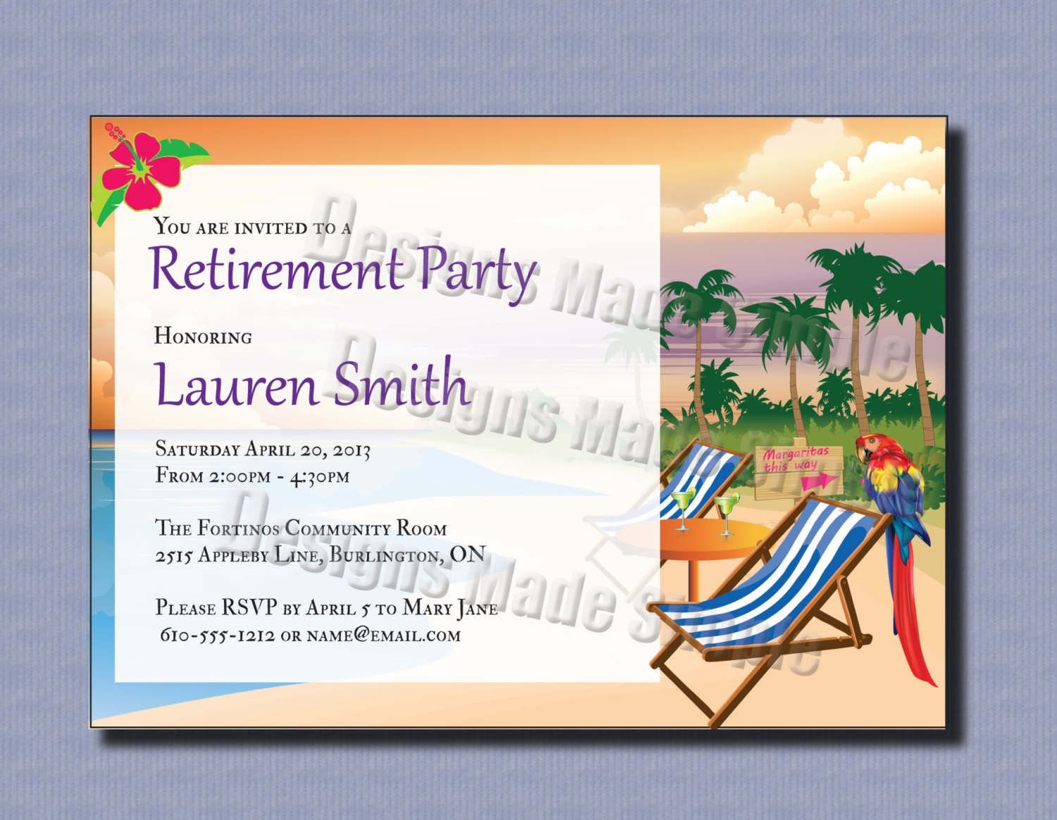 hawaiian-retirement-invitation-template