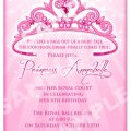 Princess Invitations Templates