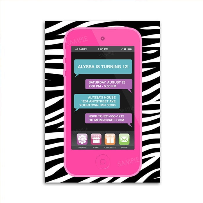 Best Teenage Girl Birthday Invitations Free Printable