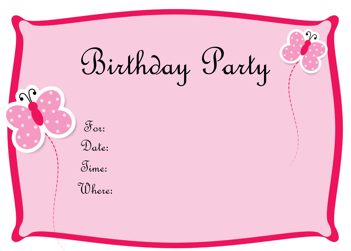 Birthday Party Invitation Maker