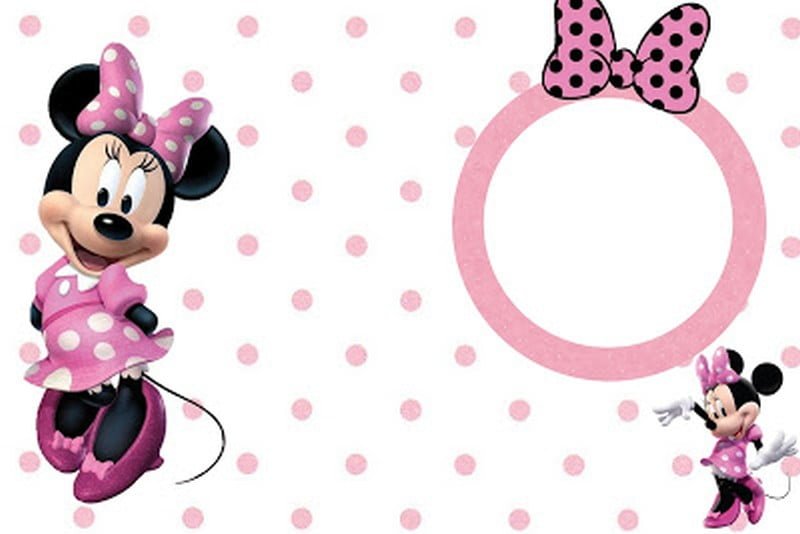 Minnie Mouse Invite Template