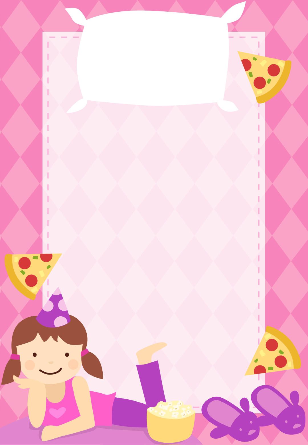 Free Printable Sleepover Party Invitation Customizable Too