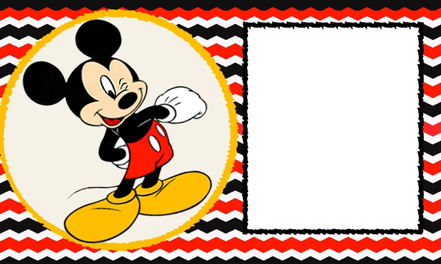 Free Mickey Mouse Birthday Invitation Templates