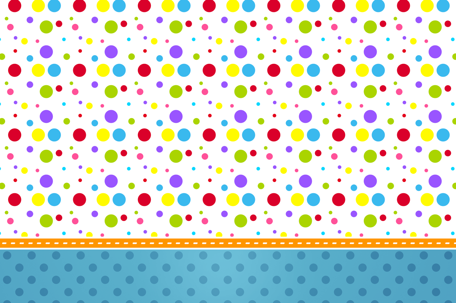 Colored Dots  Free Printable Invitations And Free Party Printables