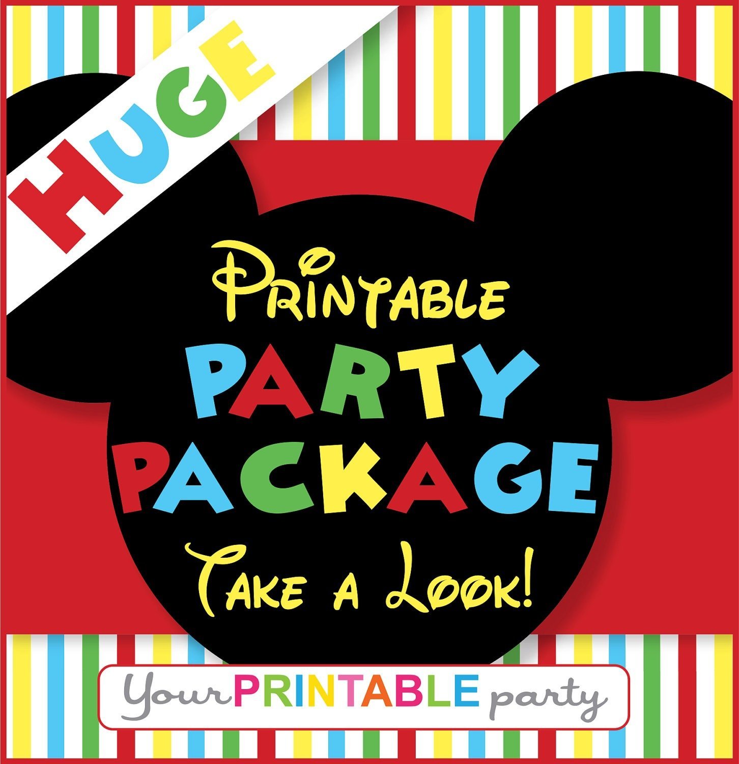 Mickey Mouse Party Invitations Free