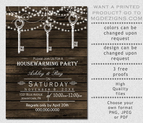 Housewarming Party Invites Free Template Nice With Housewarming
