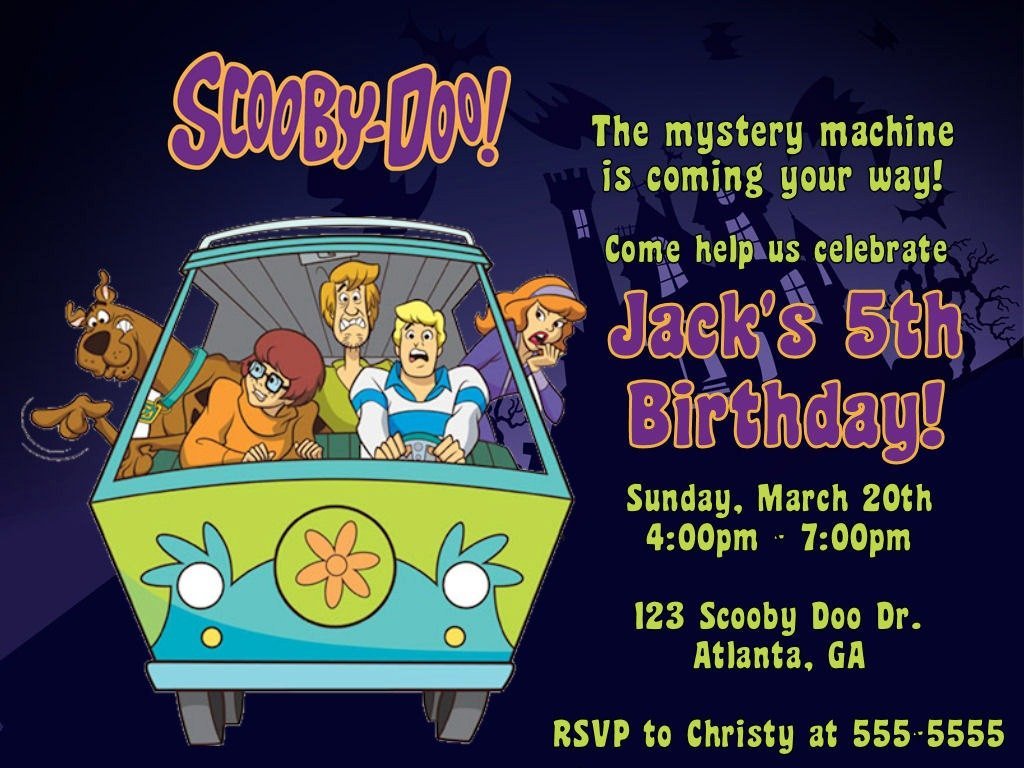 Il Fullxfull Fresh Free Scooby Doo Invitation Template