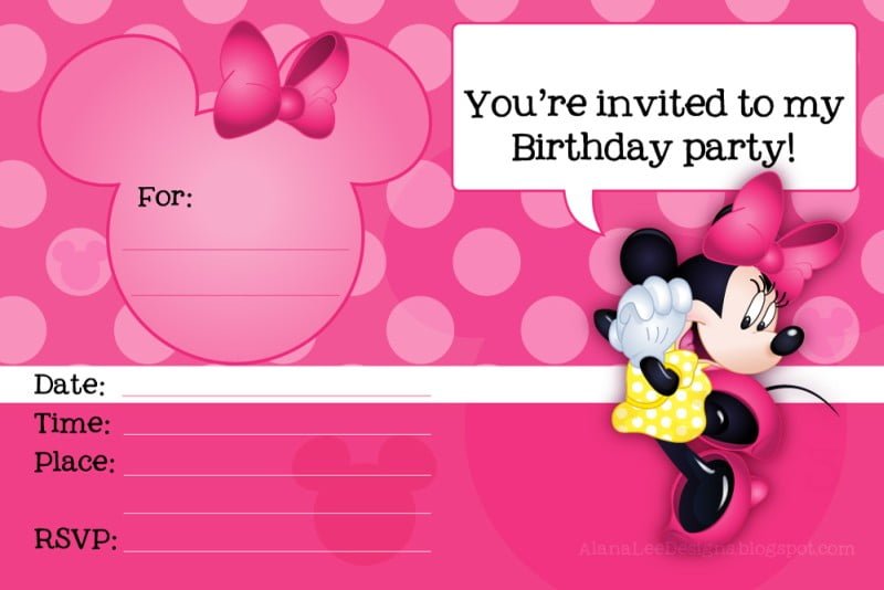 Minnie Mouse Free Printable Inspirational Minnie Birthday