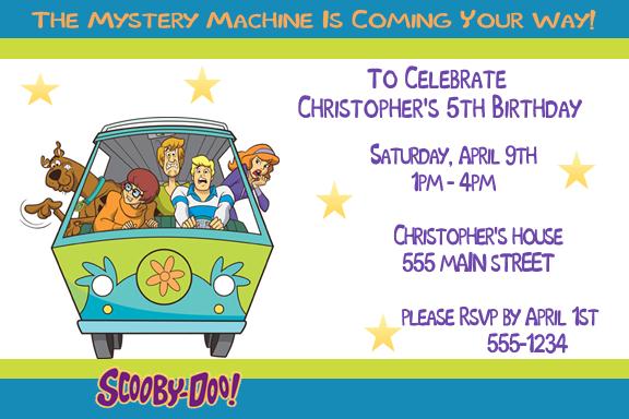 Scooby Doo Birthday Invitations By Means Of Creating Artistic