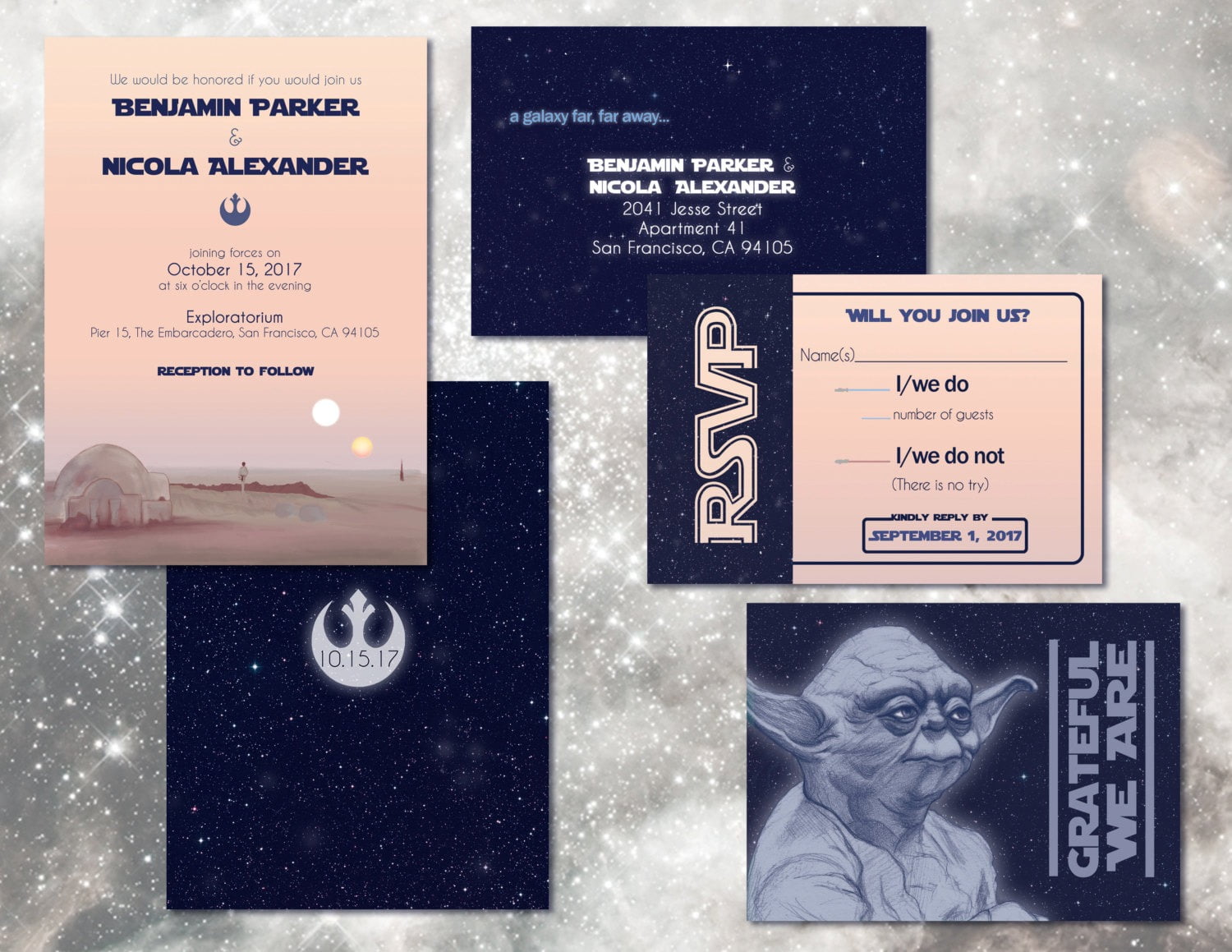 Star Wars Wedding Invitations Star Wars Wedding Invitations And