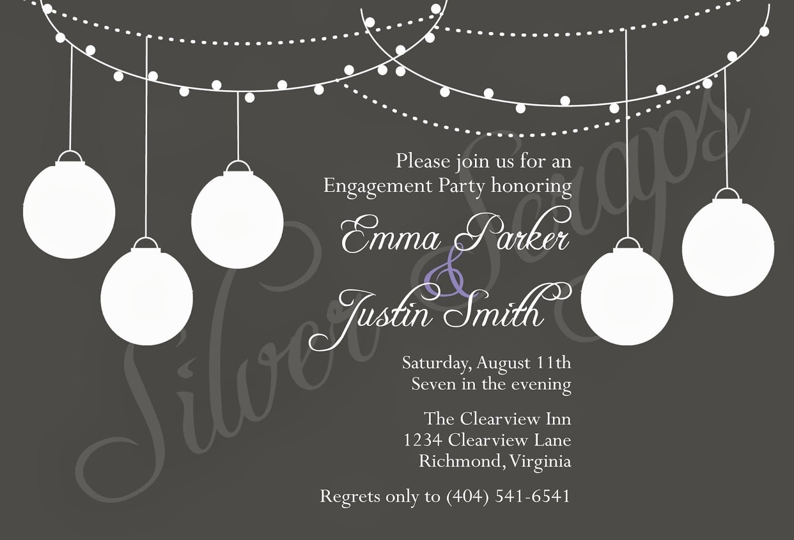 White Party Invitations White Party Invitations And Pretty Party