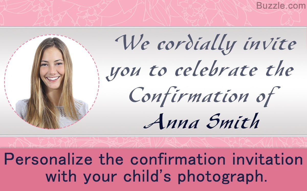 Unique Wording Samples And Tips For Confirmation Invitations