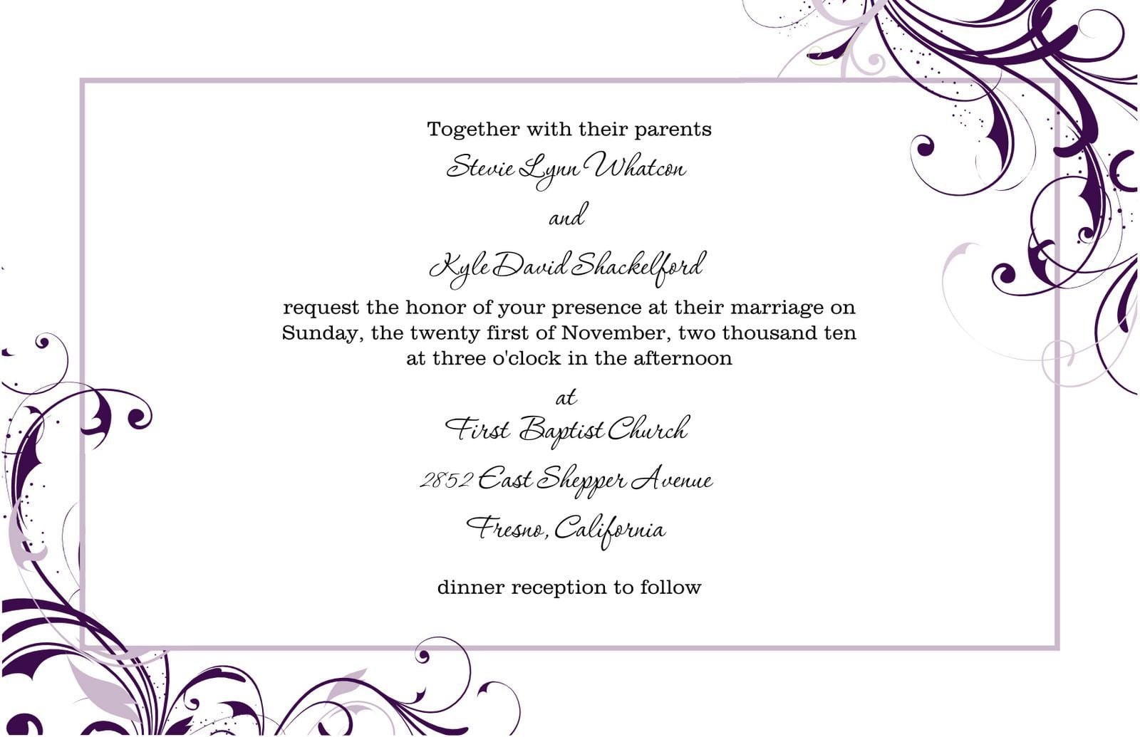 Pin By Marina On Wedding Invitation Letter In 2018