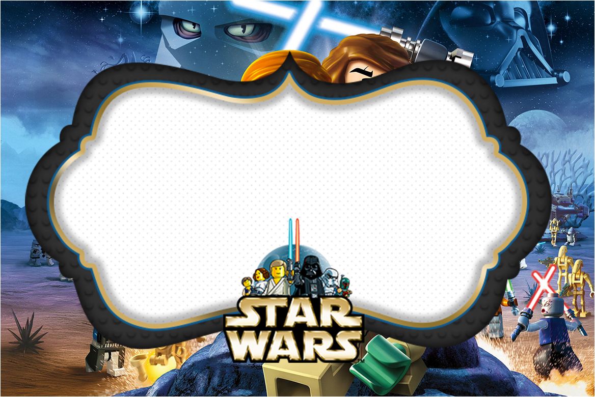Download Now Lego Star Wars Birthday Invitations Template