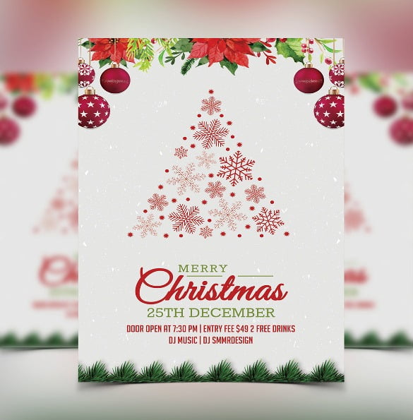 Christmas Invitation Templates Free Download Good With Christmas