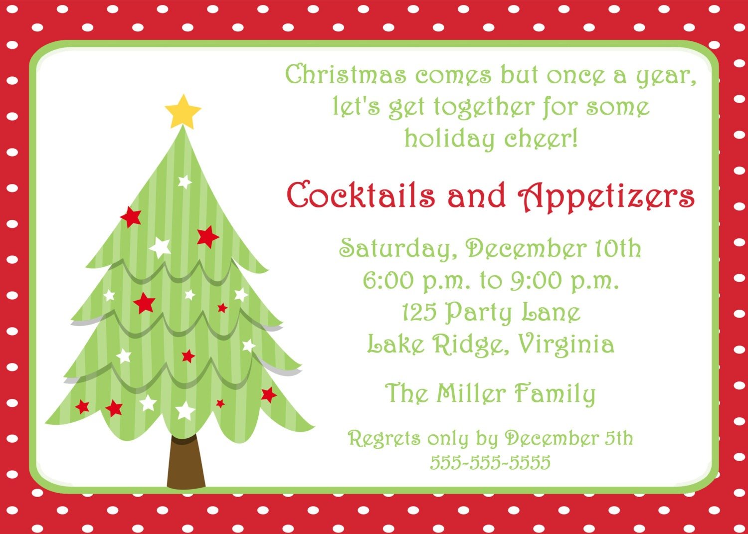 Free Download Christmas Invitation Templates
