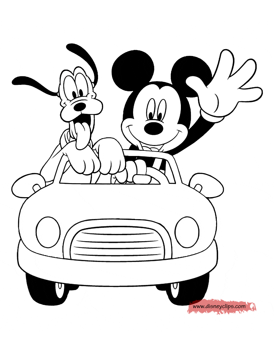 Mickey Mouse Coloring Images