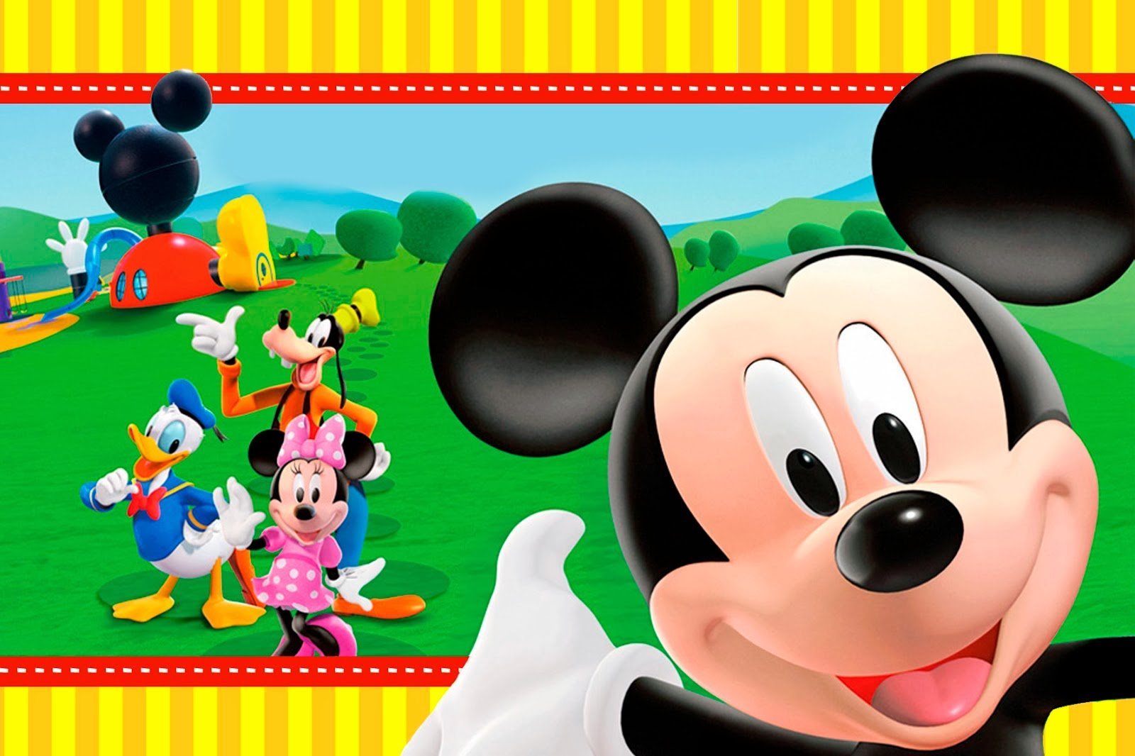 Mickey Clubhouse  Invitations And Party Free Printables
