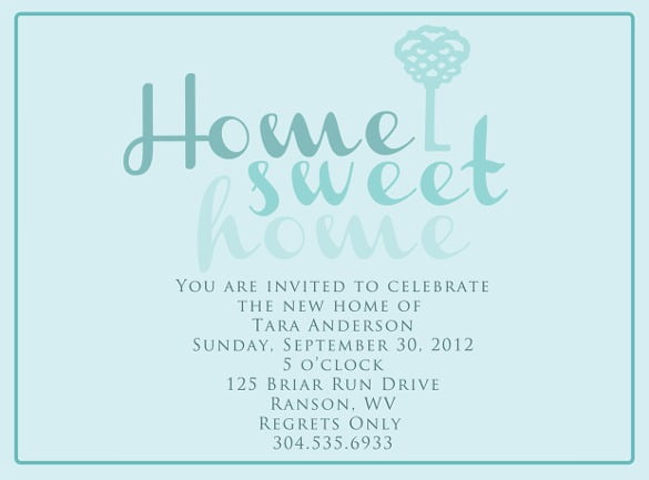 Housewarming Invitations Templates Simple Free Printable