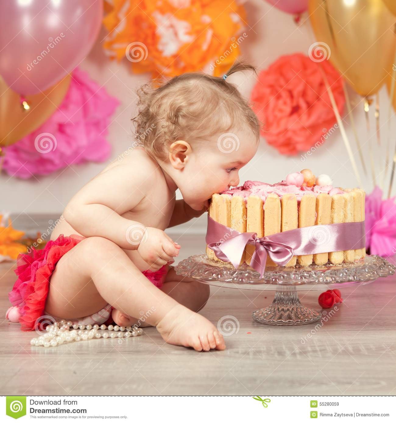 Happy Birthday Images For Cute Baby Girl