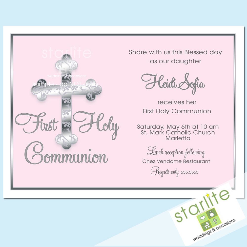 First Communion Invitations