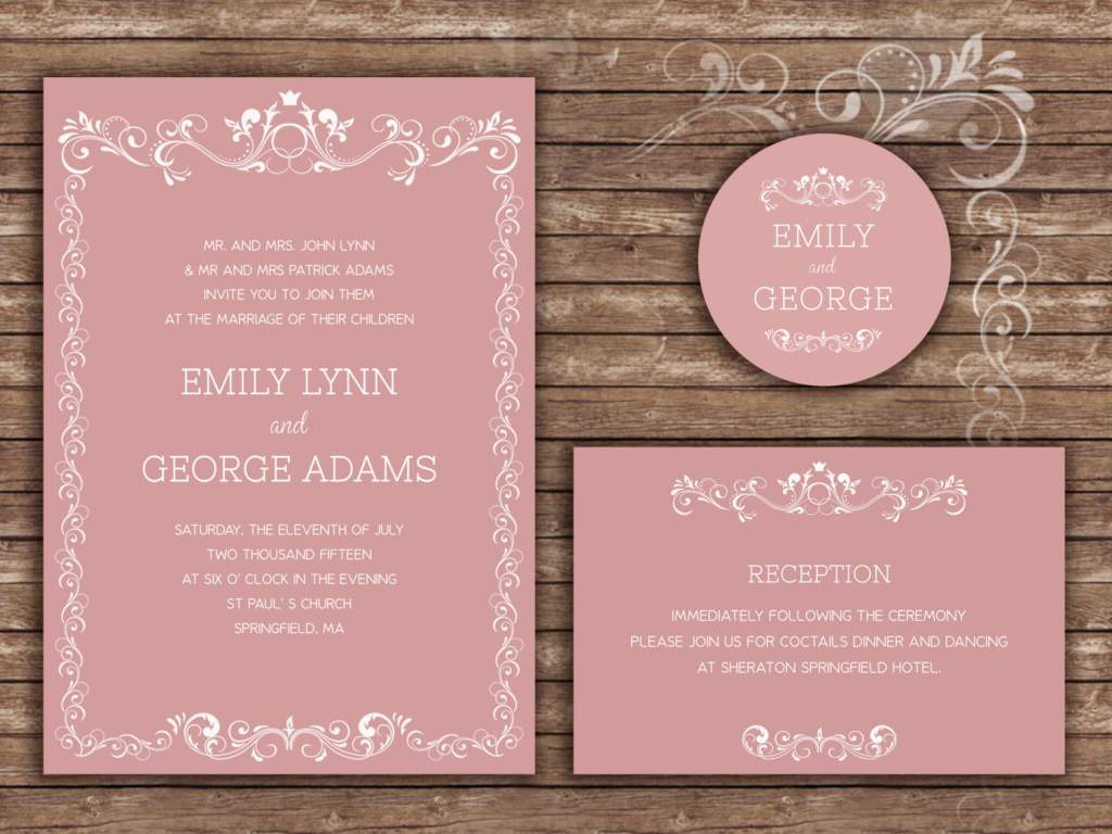 Epic Sample Wedding Invitations 85 For Invitations Birthday Ideas