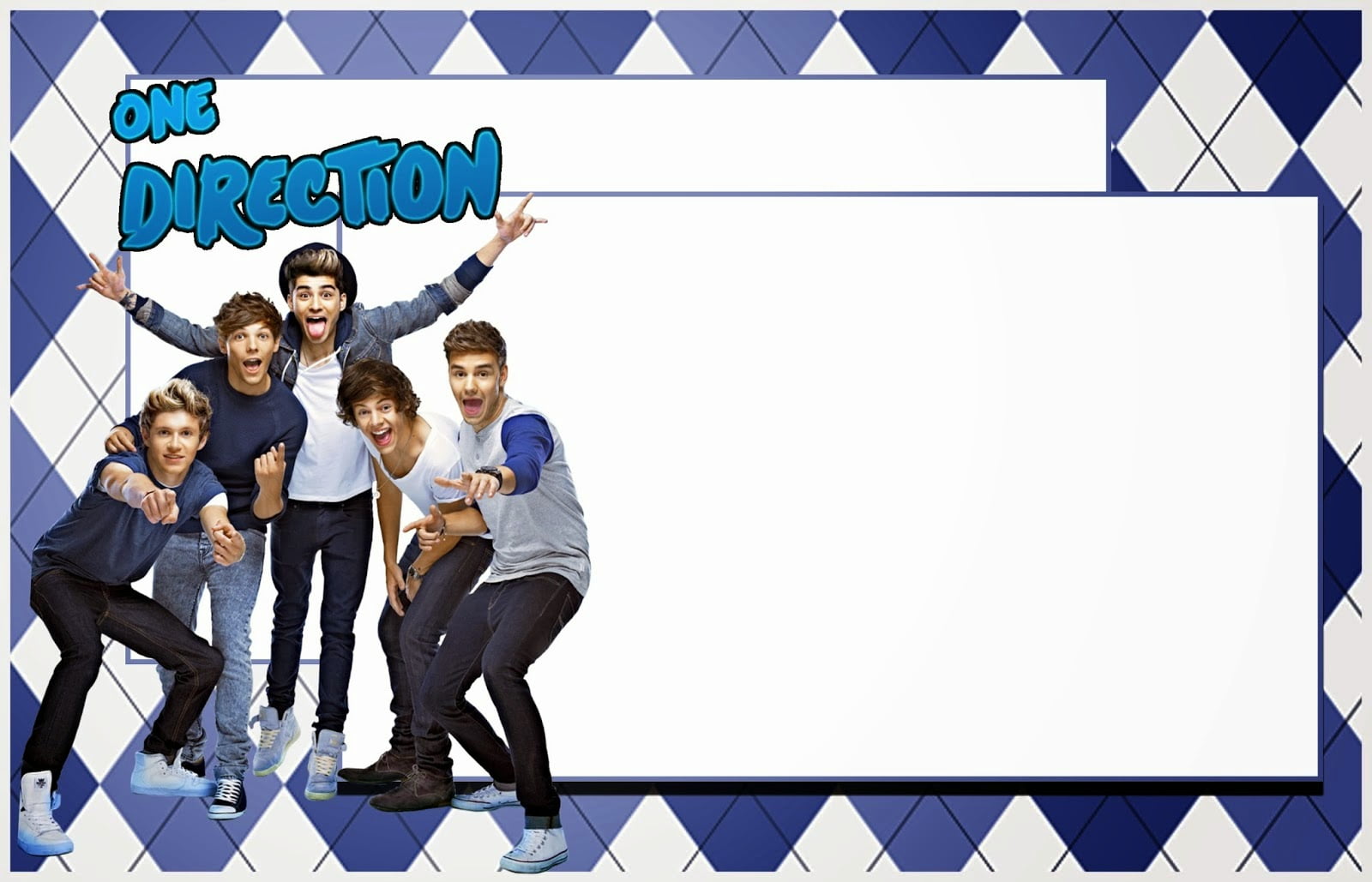 One Direction Free Printable Party Kit