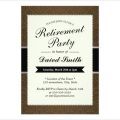 Invitation To Retirement Party Template