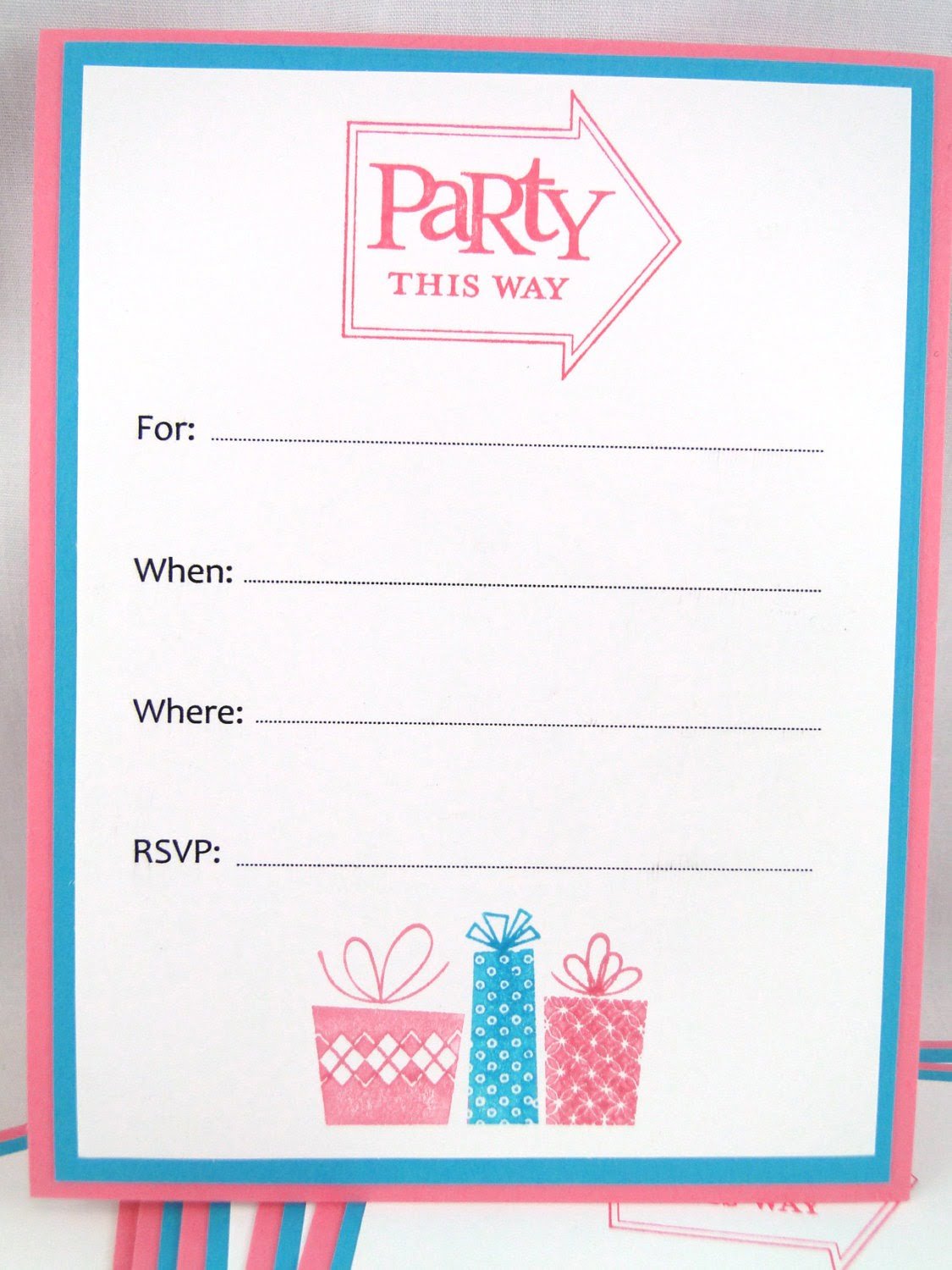 Girls Birthday Party Invitations Blank Book Of Girl Birthday