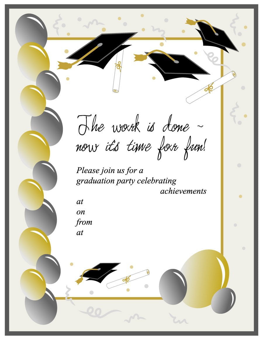 Free Graduation Invite
