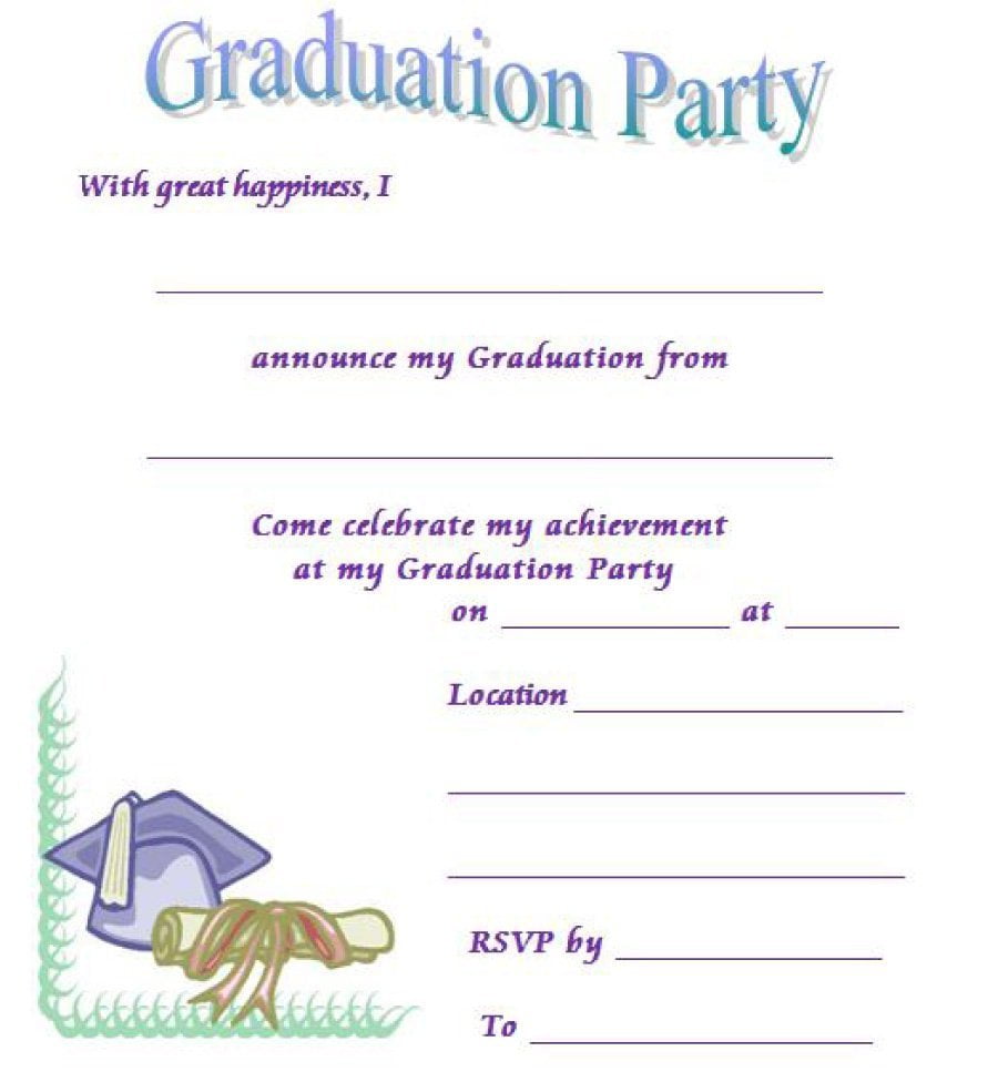 40+ Free Graduation Invitation Templates