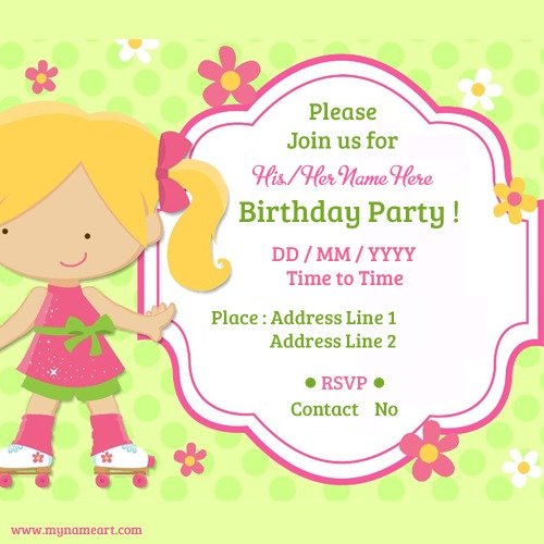 Happy Birthday Invitation Cards Amazing With Happy Birthday
