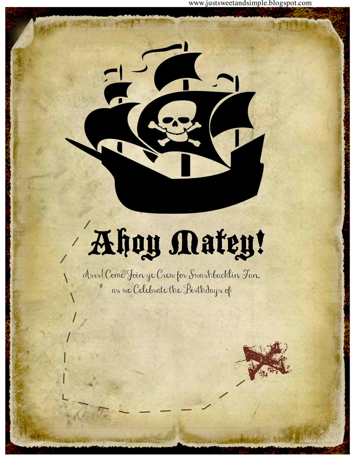 Pirate Party Invitation Stunning Pirate Party Invitation