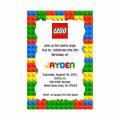 Template For Lego Birthday Invitation