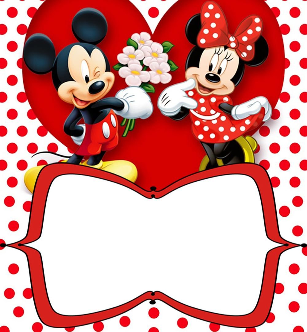 Mickey Mouse Birthday Invitation Template Popular With Mickey