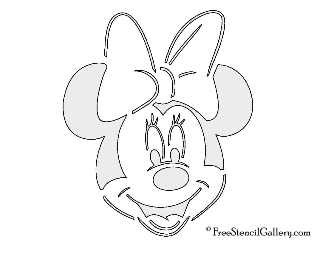 Minnie Mouse Stencil Minnie Mouse Stencil