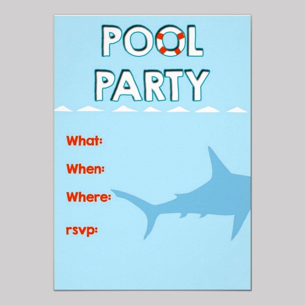 Babbaffabfedbfbec Pool Party Invitations Printable Invitations New