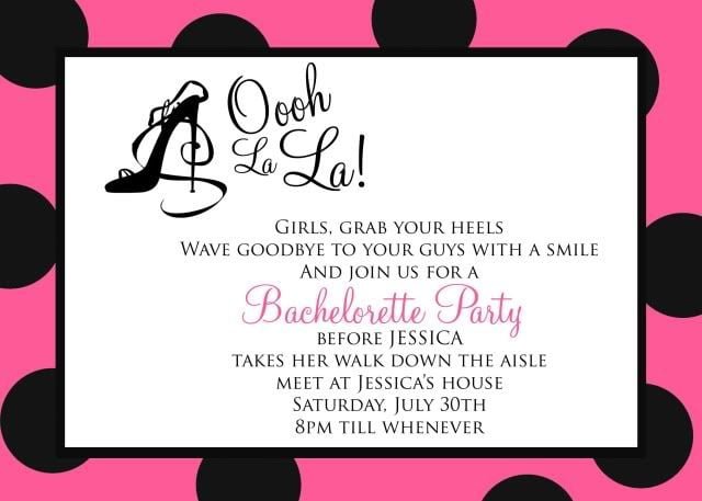 T Bachelorette Party Invitations Fabulous Bachelorette Party