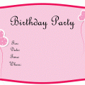 Free And Printable Birthday Invitation For Girls