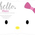 Hello Kitty Image Party Invitation