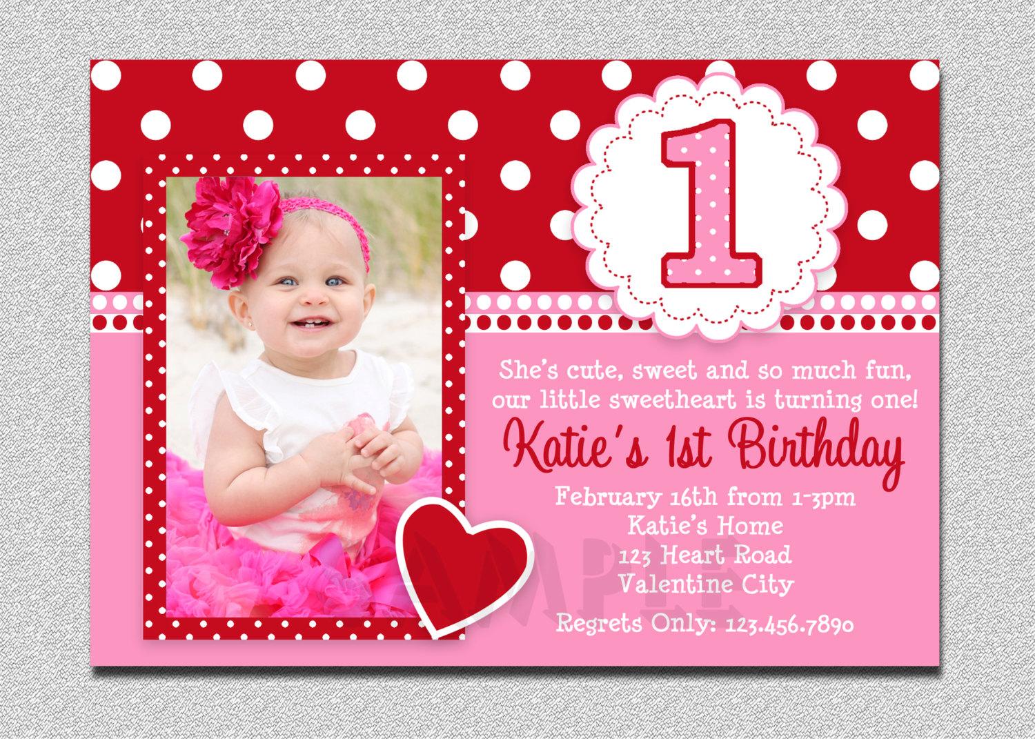 1st Birthday Invitation Samples â Birthday Invitation Examples