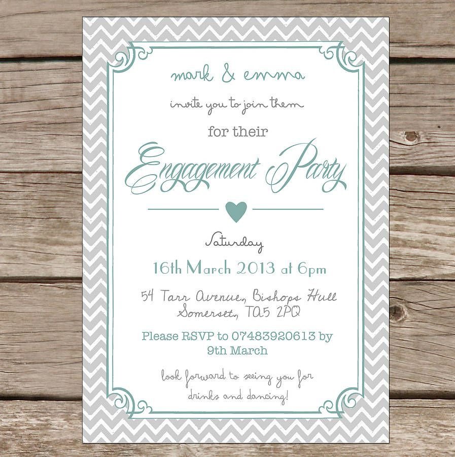 Word Engagement Party Invitation Templates