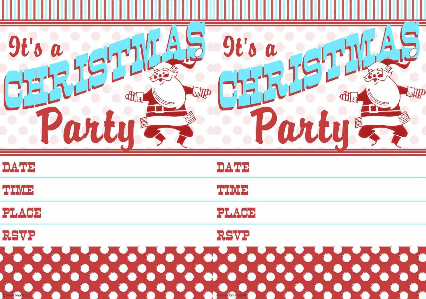 Bring A Bottle Party Invitation 10 Free Christmas Party