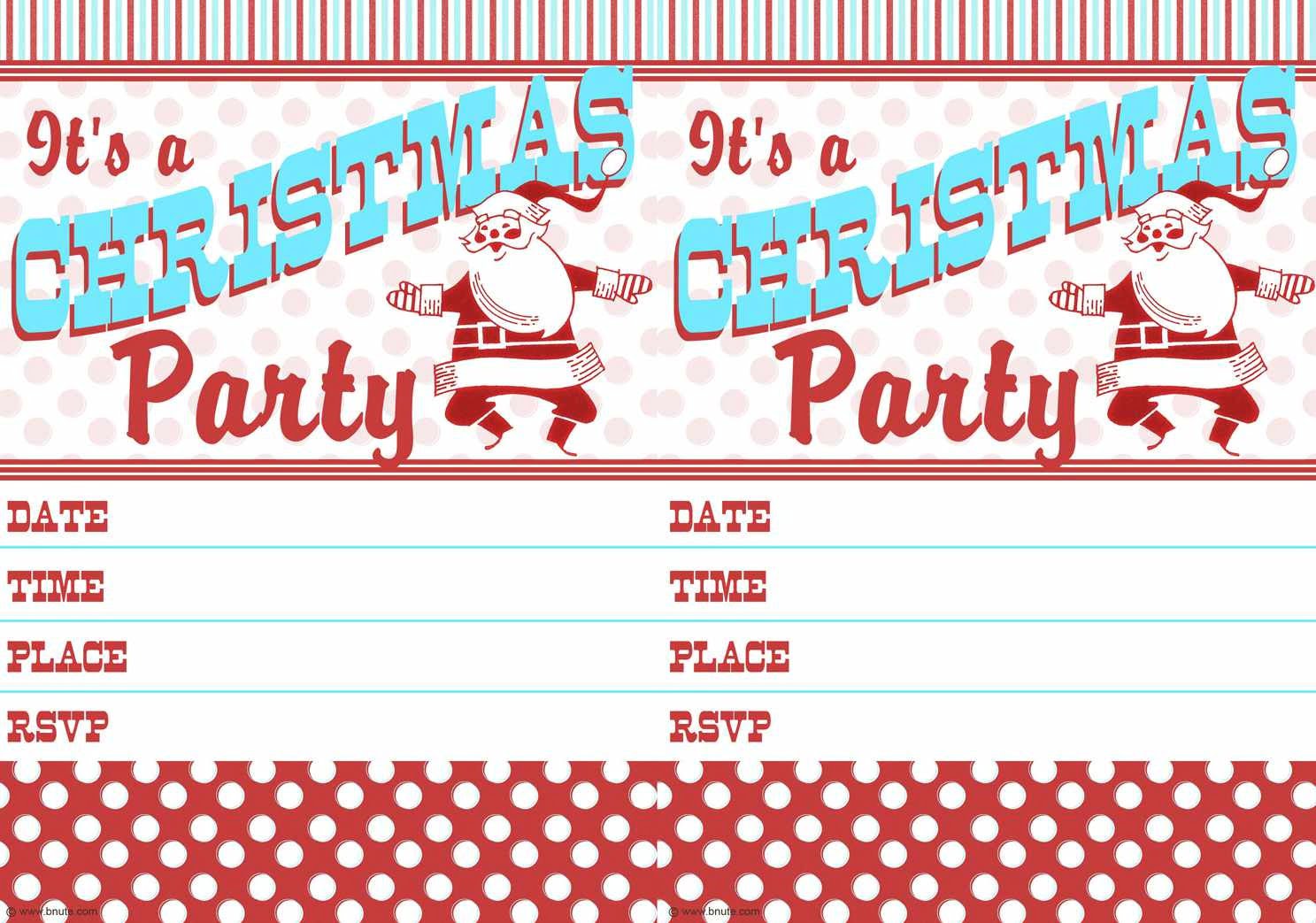 Bring A Bottle Party Invitation 10 Free Christmas Party