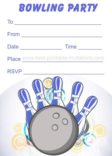 Dcdcefdedd Perfect Free Printable Bowling Party Invitations For