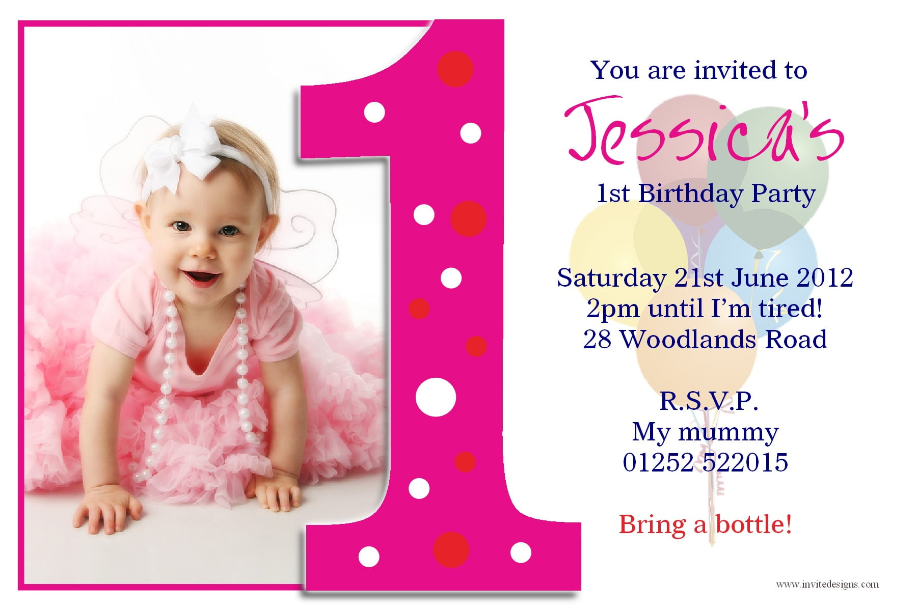 First Birthday Invitation Cards Epic With First Birthday