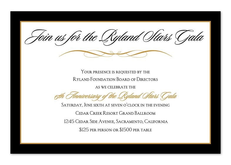 Icrlp Beautiful Banquet Invitation Template Spectacular Formal