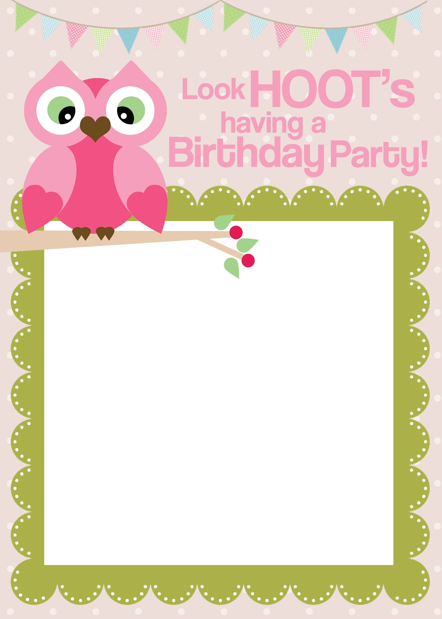 Owl Themed Birthday Party Invitations By How To Nest For Less Free